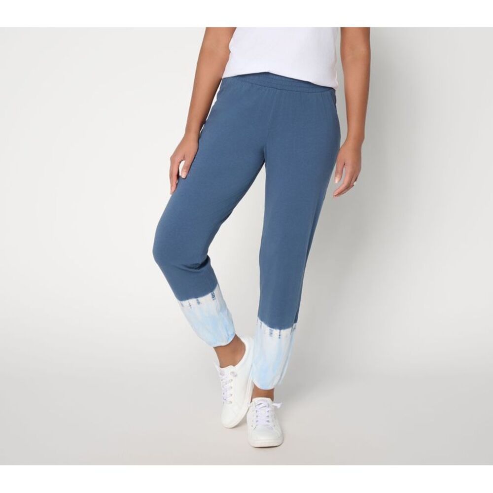 Anybody Women's Pants Sz S Make Your Selection: Cozy Knit Jersey Tye Blue